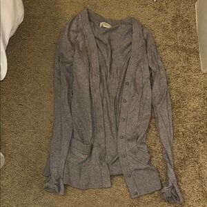 Kate Spade Charcoal Cardigan Sweater